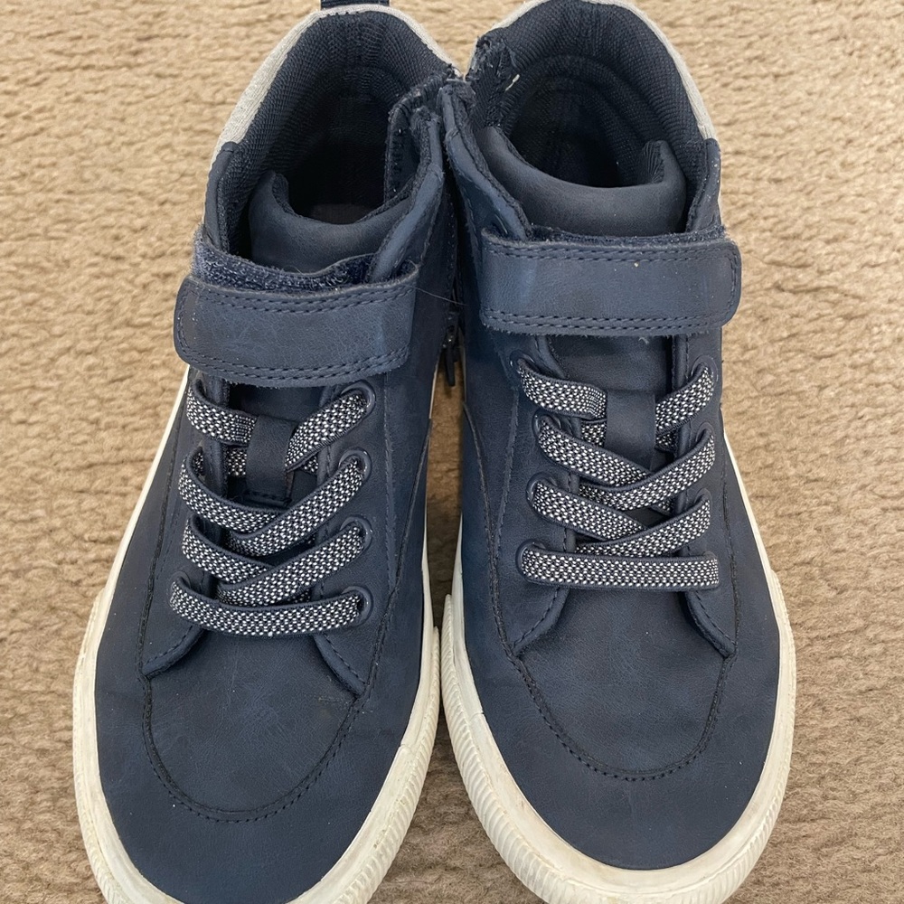 Cat & Jack Navy High-Top Sneakers